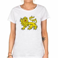 Remera Leon Amarillo Sacando Lengua - comprar online