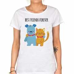 Imagen de Remera Best Friends Perro Y Gato