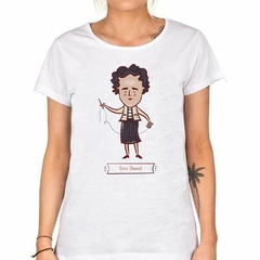 Remera Coco Chanel Diseñadora Costurera Dibujo en internet