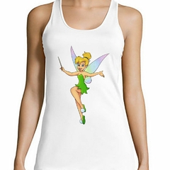 Musculosa Deportiva Tinkerbell Hada Campanita Ala Verde