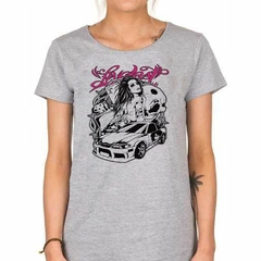 Remera Mujer Tatto Autos Calavera - comprar online