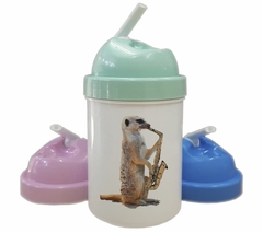 Cantimplora Meerkat Suricato Saxofon Meme Diseño