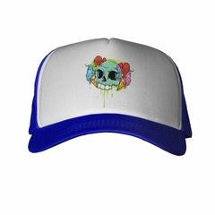 Gorra Calavera Con Peinado Y Helados Art