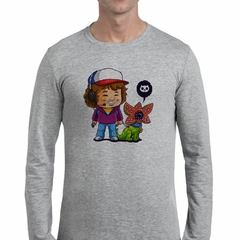 Remera Manga Larga Stranger Domogorgon Mascota - comprar online