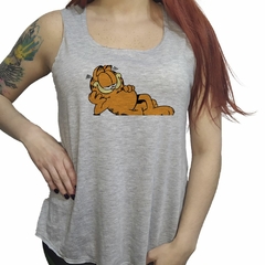 Musculosa Gato Garfield Cruzando