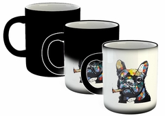 Taza Bulldog Cigarro Humo Art en internet