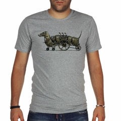 Remera Steampuk Perro Maquina Metal en internet