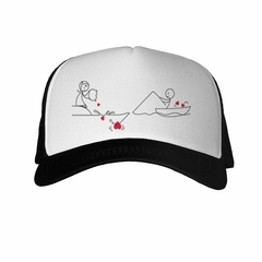 Gorra Hombre Pescando Corazones - comprar online