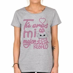 Remera Tu Eres Mi Mejor Regalo Gato en internet