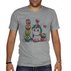 Remera Owl Buho Lechuza Pony Unicornio Dibujo - comprar online