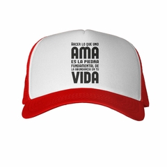 Gorra Hacer Lo Que Uno Ama Fundamental en internet