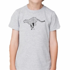 Remera Cheetah Corriendo Dibujo Lapiz - TiendaCubik