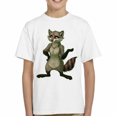 Remera Procyon Mapache Raccoon Diseño Dibujo - comprar online