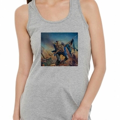 Musculosa Deportiva Musica Rock Iron Bandera Argentina