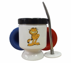 Mate Gato Garfield Cruzando Brazos
