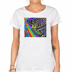 Remera Colibri Pintura Colores - TiendaCubik