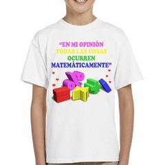 Remera Matematica Diseño Dibujo - tienda online