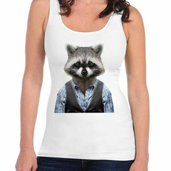 Musculosa Deportiva Mapache Chistoso Animal Salvaje Raccoon