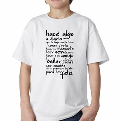 Remera Hace Algo Diario Come Bien Hace - tienda online