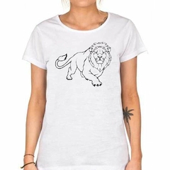 Remera Leon Dibujo Vector Art - TiendaCubik