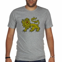 Remera Leon Amarillo Sacando Lengua - tienda online