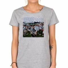 Remera Argentina Messi Festejo Copa America - TiendaCubik