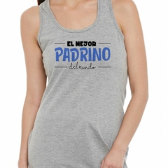 Musculosa Deportiva El Mejor Padrino Del Mundo - comprar online