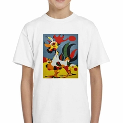 Remera Joan Miro El Gallo Pintura Al Oleo - TiendaCubik