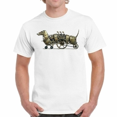 Remera Steampuk Perro Maquina Metal - comprar online