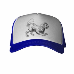 Gorra Leon Posando Para Atacar Dibujo