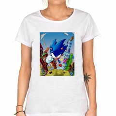 Remera Sonic Game Play Juego Ave Monedas - TiendaCubik