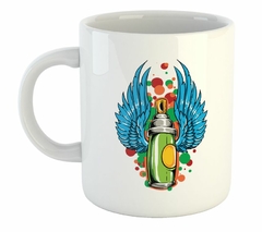 Taza Aerosol Con Alas Artwork