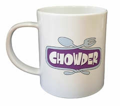 Taza Chowder Dibujo Animado Cucharilla Tenedor - comprar online