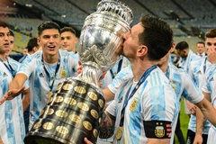 Cuadro Argentina Campeon Copa America Futbol M18