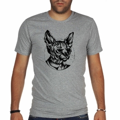 Remera Gato Sphynx Ilustracion - TiendaCubik