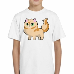 Remera Gato Naranja Ilustracion Art