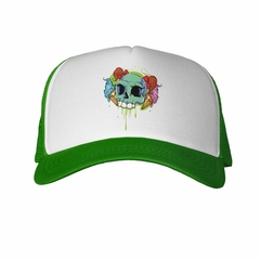 Gorra Calavera Con Peinado Y Helados Art - TiendaCubik