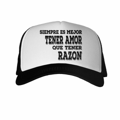 Gorra Siempre Es Mejor Tener Amor Que - comprar online