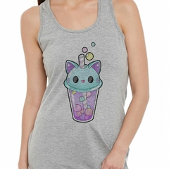 Musculosa Deportiva Gato Kawaii Cat Vaso Glass - comprar online