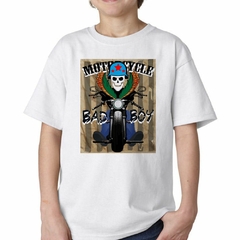 Remera Motorcycle Bad Boy Skull