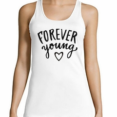 Musculosa Deportiva Forever Young Corazon