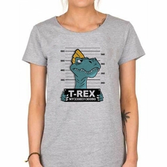 Remera Dinosaurio T Rex Foto - tienda online