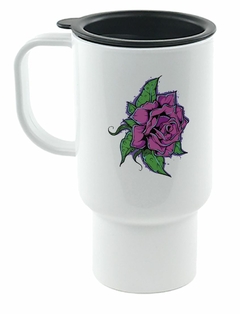 Jarro Termico Flores Hojas Dibujo Plantas
