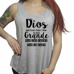 Musculosa Lo Que Dios Tiene Para Ti Es Mas