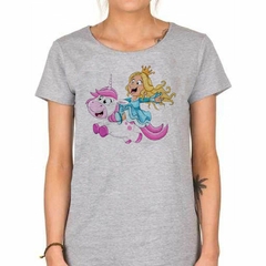Remera Princesa Montando Un Unicornio - comprar online