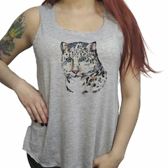 Musculosa Leopardo Pintura Art