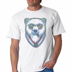 Remera Oso Con Gafas Simbolo De Paz - comprar online