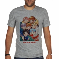 Remera Bts Grupo Musica Music Caricatura - tienda online