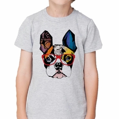 Remera Bulldog Hipster Colores Art - tienda online