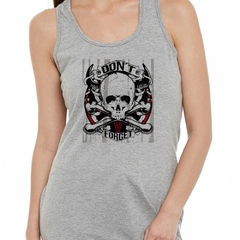 Musculosa Deportiva Dont Forget Skull Bones Art